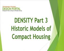 Density Part 3: Historic Models of Compact Housing