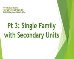 Single Family with Secondary Units